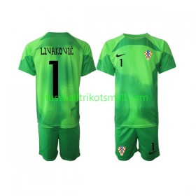 Fußballtrikots Kroatien Livakovic 1 Torwart Kinder FIFA WM 2022 Kurzarm Auswärts-trikot kaufen